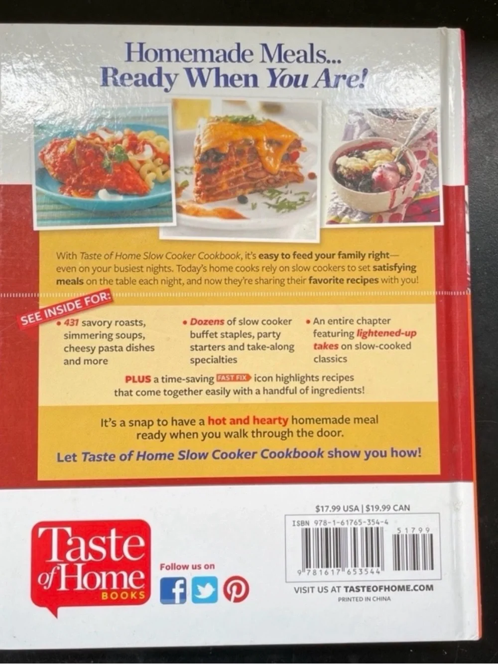 Taste of Home Slow Cooker Cookbook